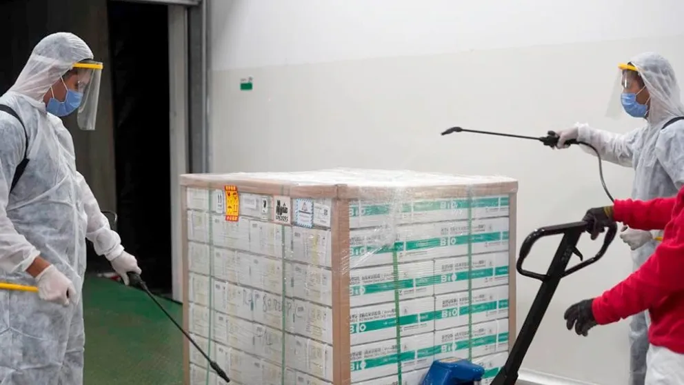 Comenzó la distribución de Sinopharm: Río Negro recibirá 7200 dosis