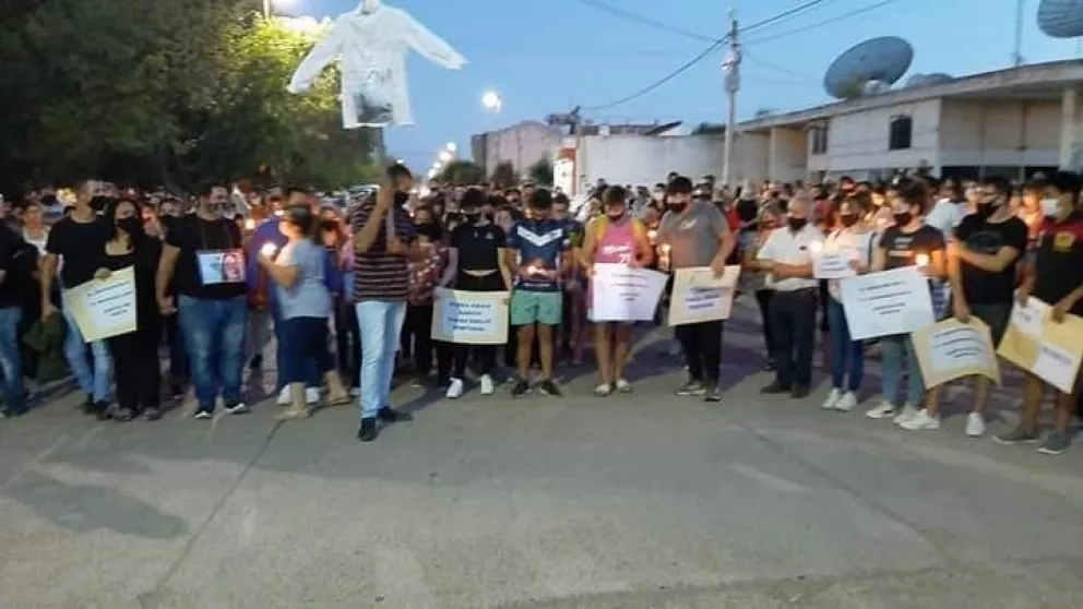 Vecinos y familiares marcharon en reclamo de justicia por la muerte de Martin