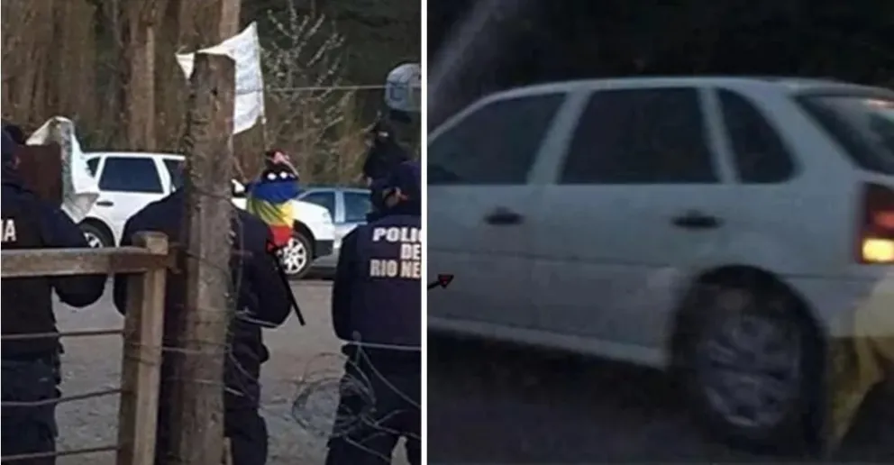 Este es el auto investigado por el origen de los incendios