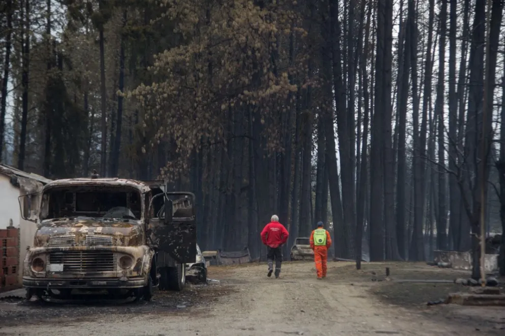 Los investigadores encontraron dos puntos de origen de los incendios