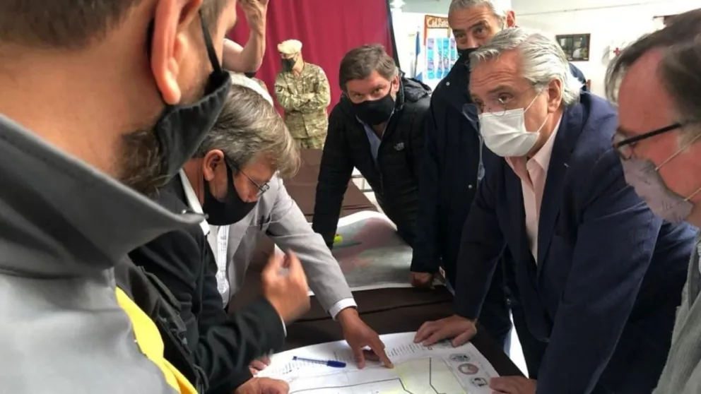 Alberto Fernández: "Vine a escuchar a la gente y a trabajar con todos para que esto se resuelva"