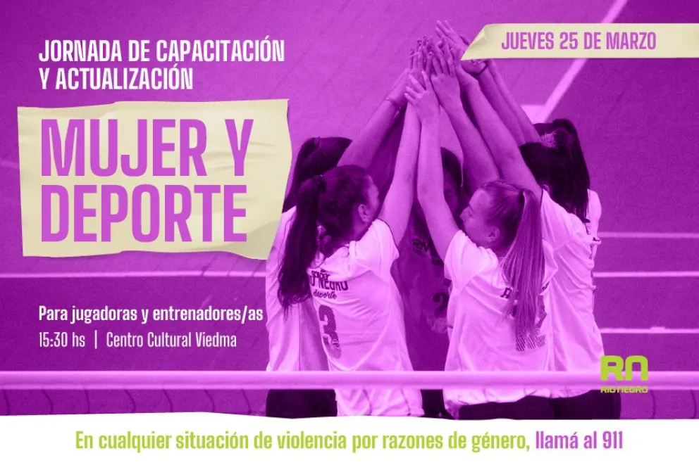 Mujer y Deporte: Jornada de capacitación en Viedma