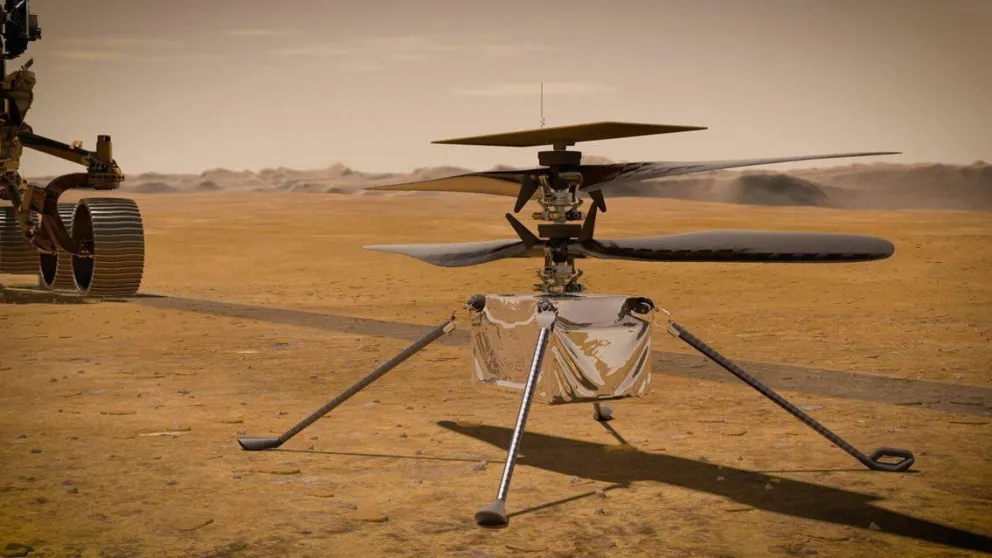 La NASA hará despegar un helicóptero motorizado desde Marte