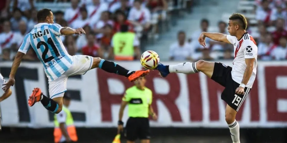 River-Racing chocan en el Monumental: hora, TV y formaciones