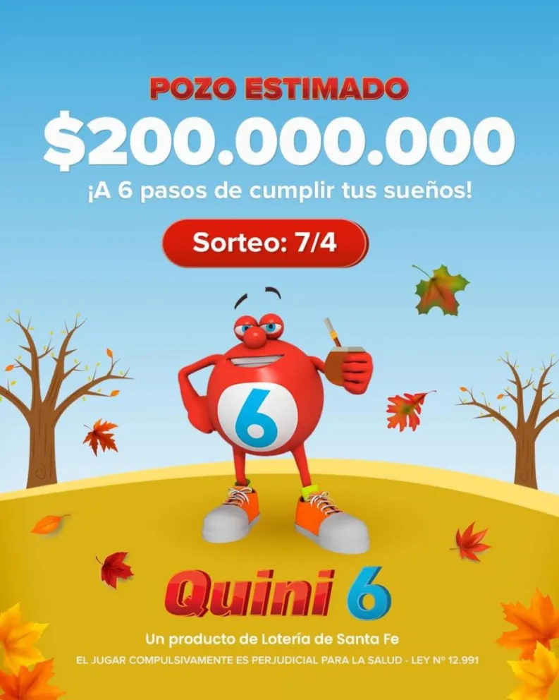 Quini 6: sin ganadores en los pozos principales, ahora hay en juego 200 millones