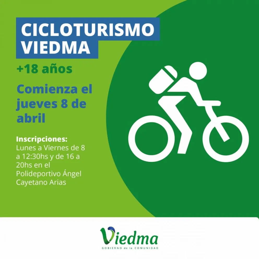 El cicloturismo se integra al calendario deportivo en Viedma
