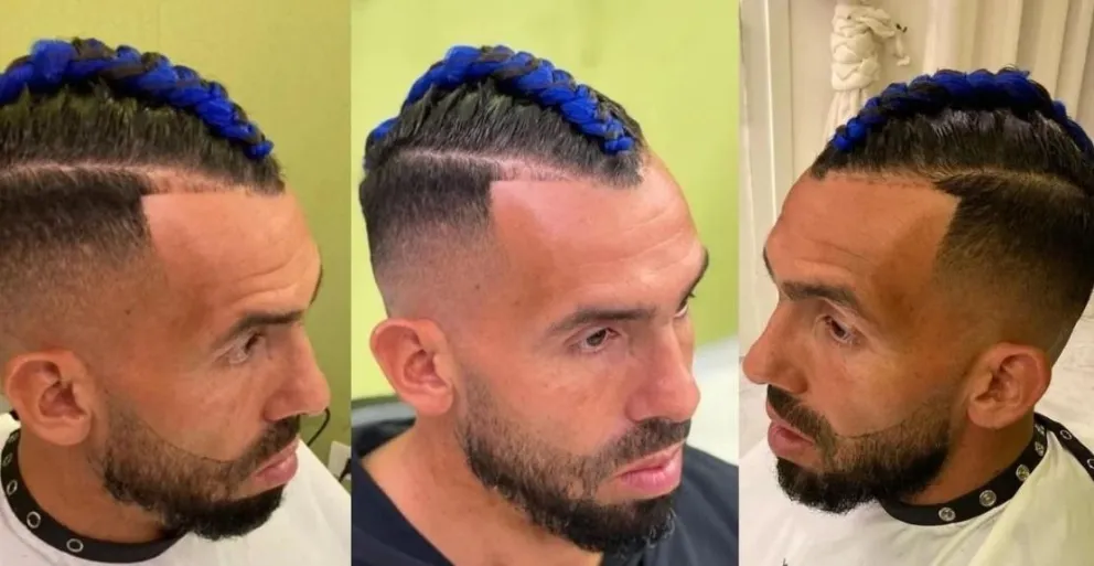 El nuevo look de Carlos Tévez: sorpresa y memes