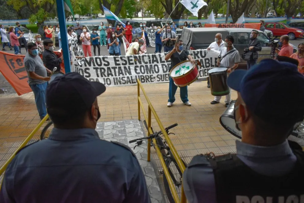 Personal de Salud volvió a reclamar mejores condiciones laborales