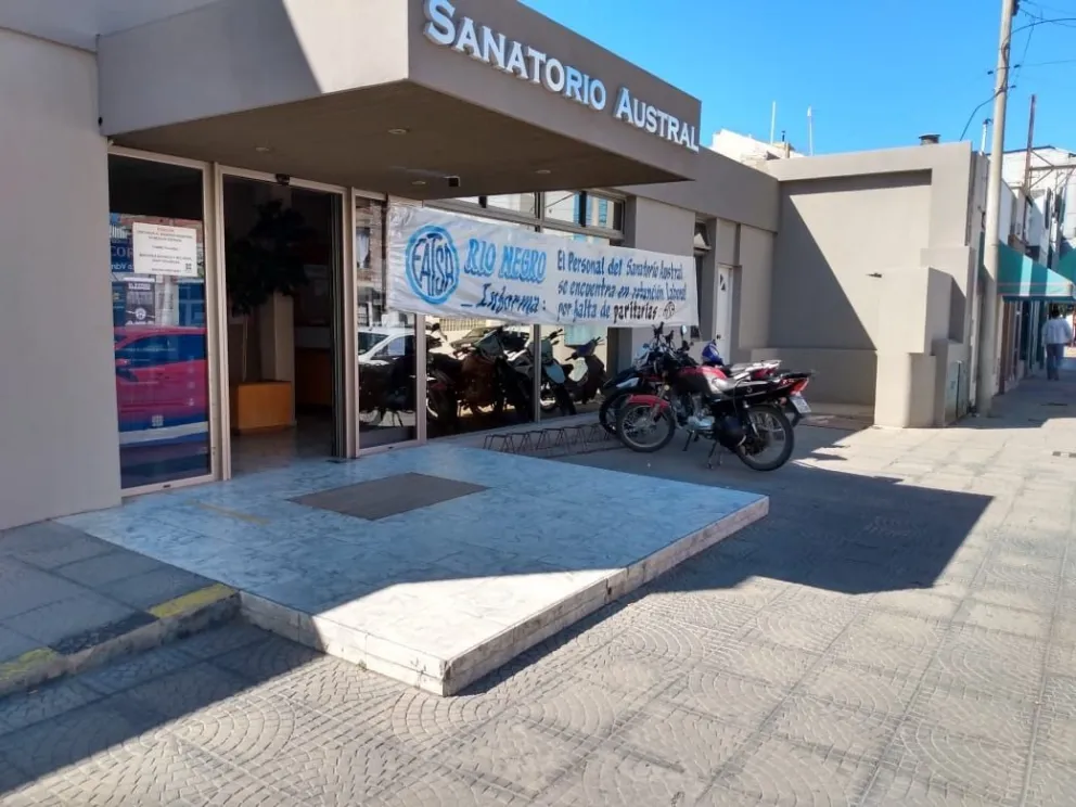 En el sector privado de Salud también reclamaron por salario digno