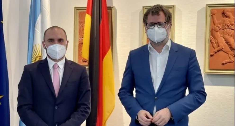 Guzmán se reunió con el secretario del Ministerio Federal de Finanzas de Alemania