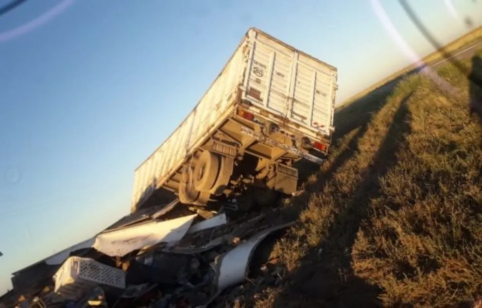 Murió el camionero que chocó cerca de Patagones