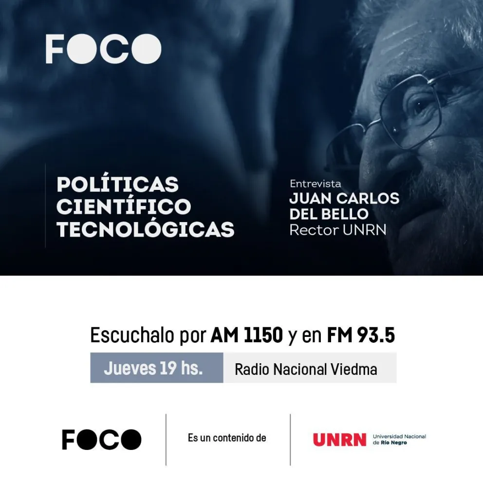 Vuelve “Foco Universitario”, el programa de la UNRN en Nacional Viedma