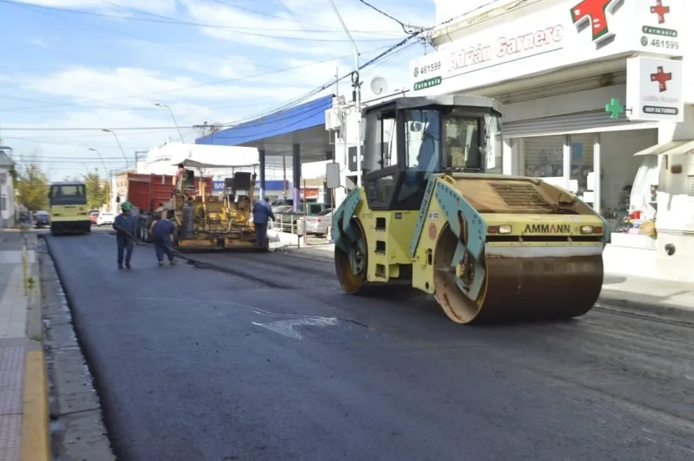Última etapa de la obra de repavimentación de 13 calles céntricas