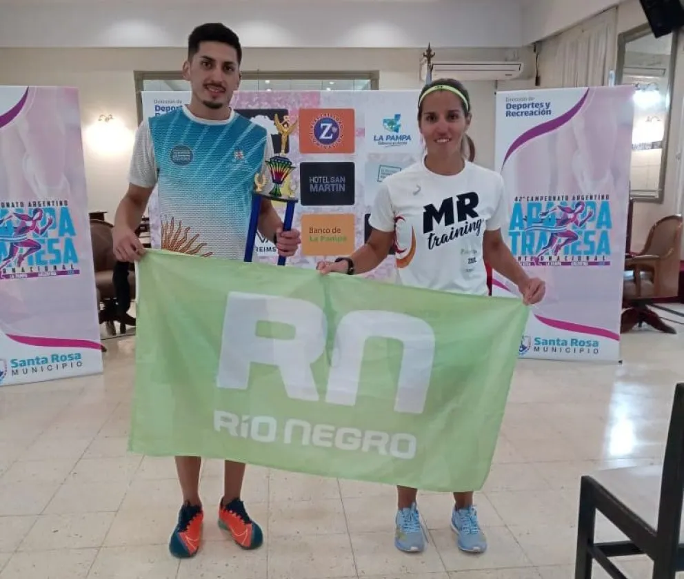 Doble oro rionegrino en la Maratón Internacional a Pampa Traviesa