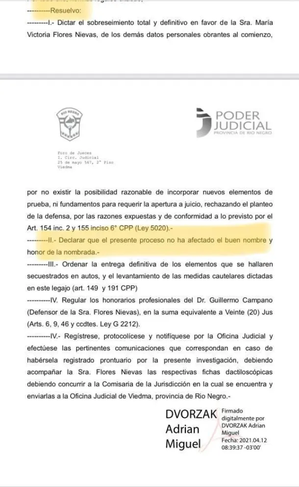 Ex funcionaria municipal fue sobreseída luego de una denuncia por robo