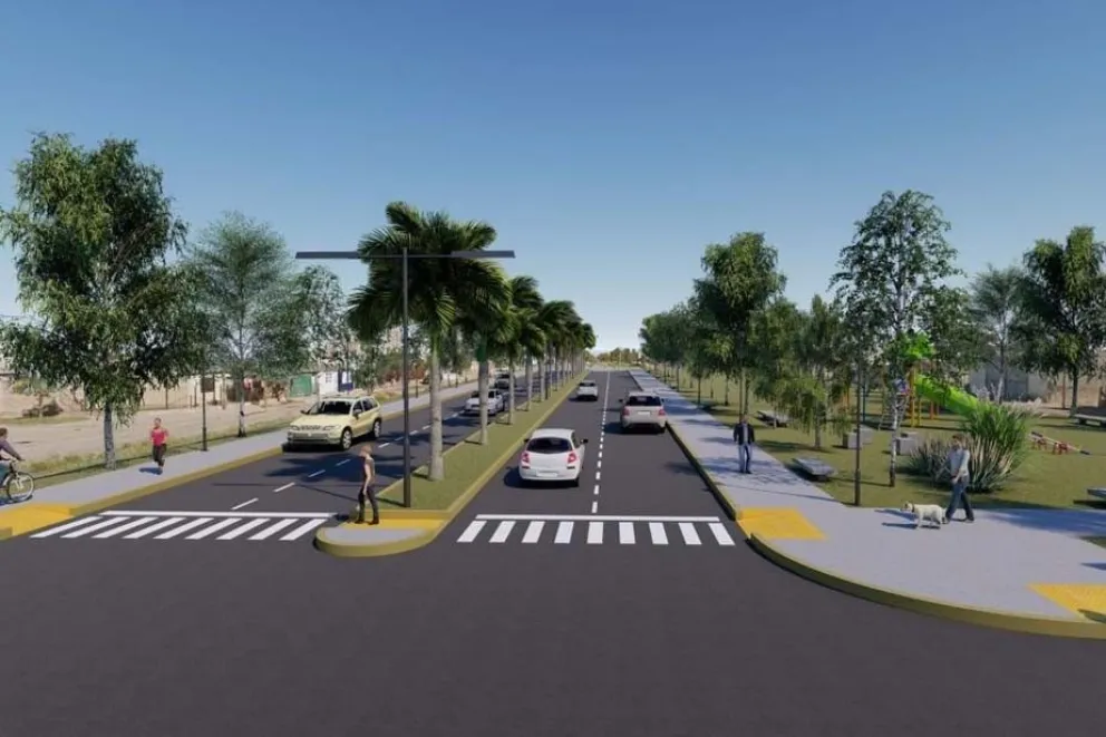 Más cerca varias de las obras del "Argentina Hace" en Viedma 