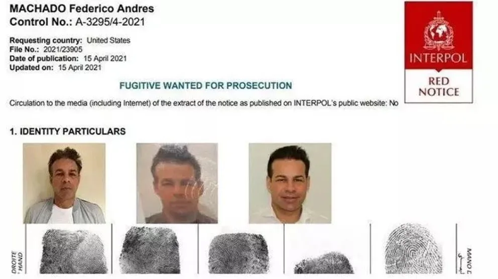 “Fred” Machado estaría alojado en un calabozo de la PSA