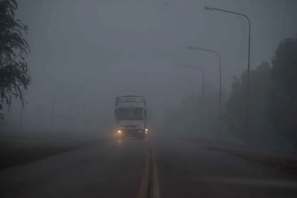 Precaución por los bancos de niebla en Viedma