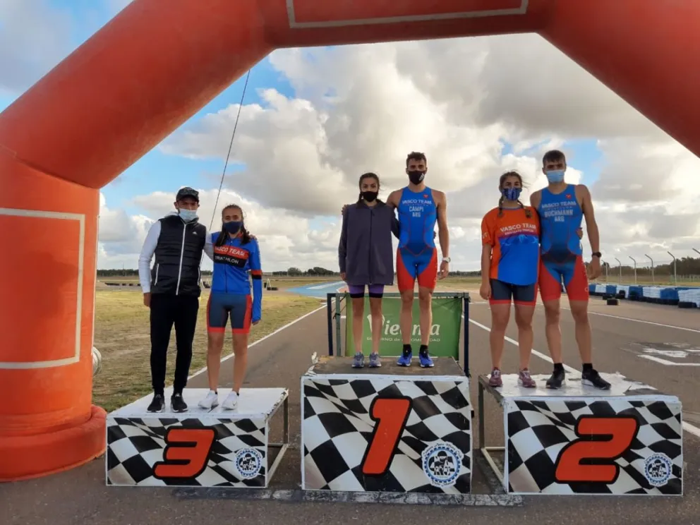 Campeonato Provincial de Duatlón: triunfos de Campi y Mantelli