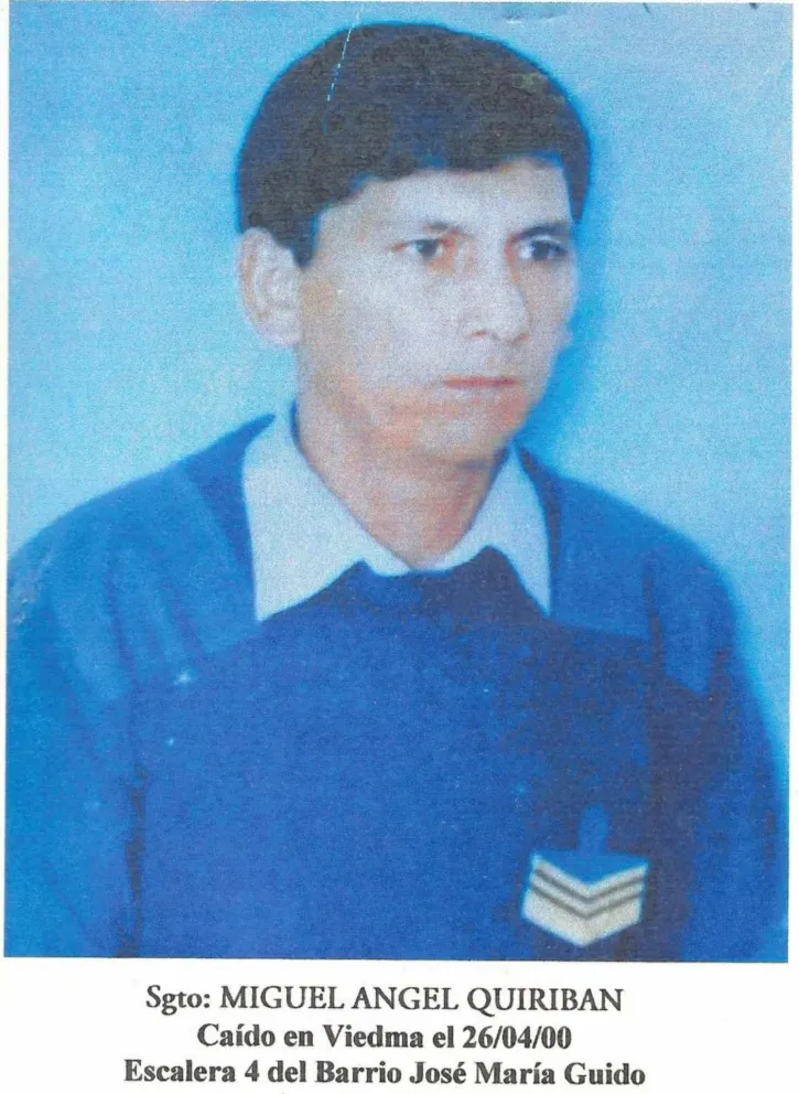 Se cumplen 21 años de la muerte del policía Quiriban, ultimado por el Chanchi Becerra