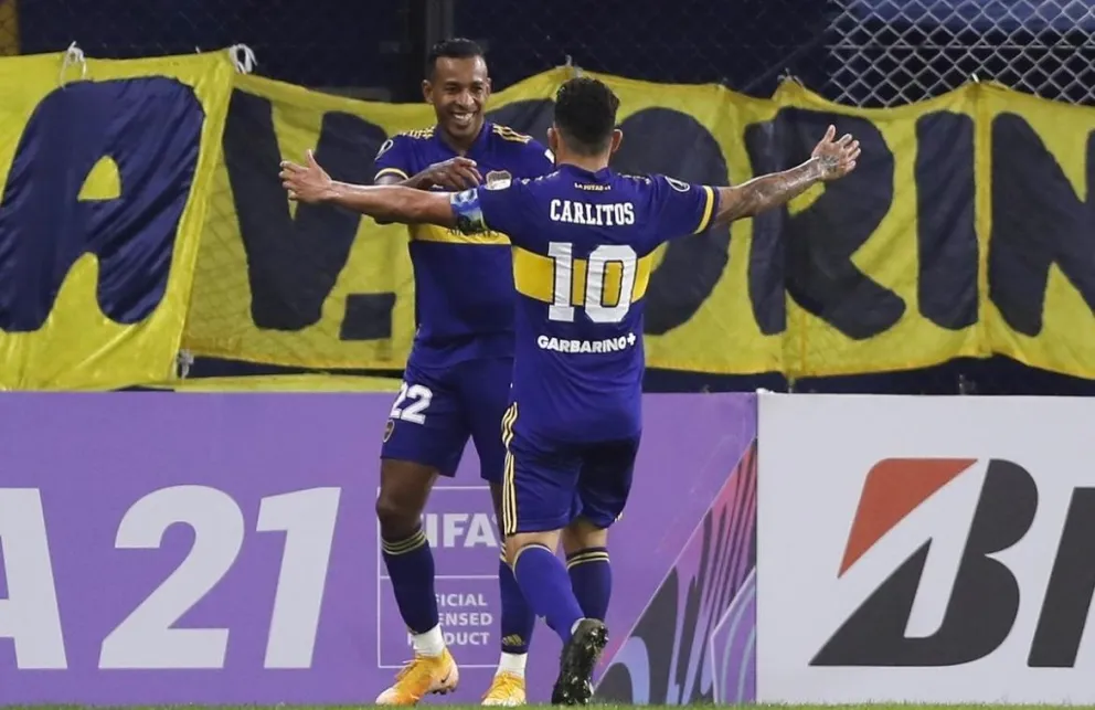 Boca le ganó a Santos y lidera su grupo en la Libertadores