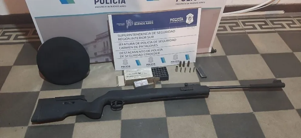 Allanamiento positivo en Stroeder, tras haber matado a un perro