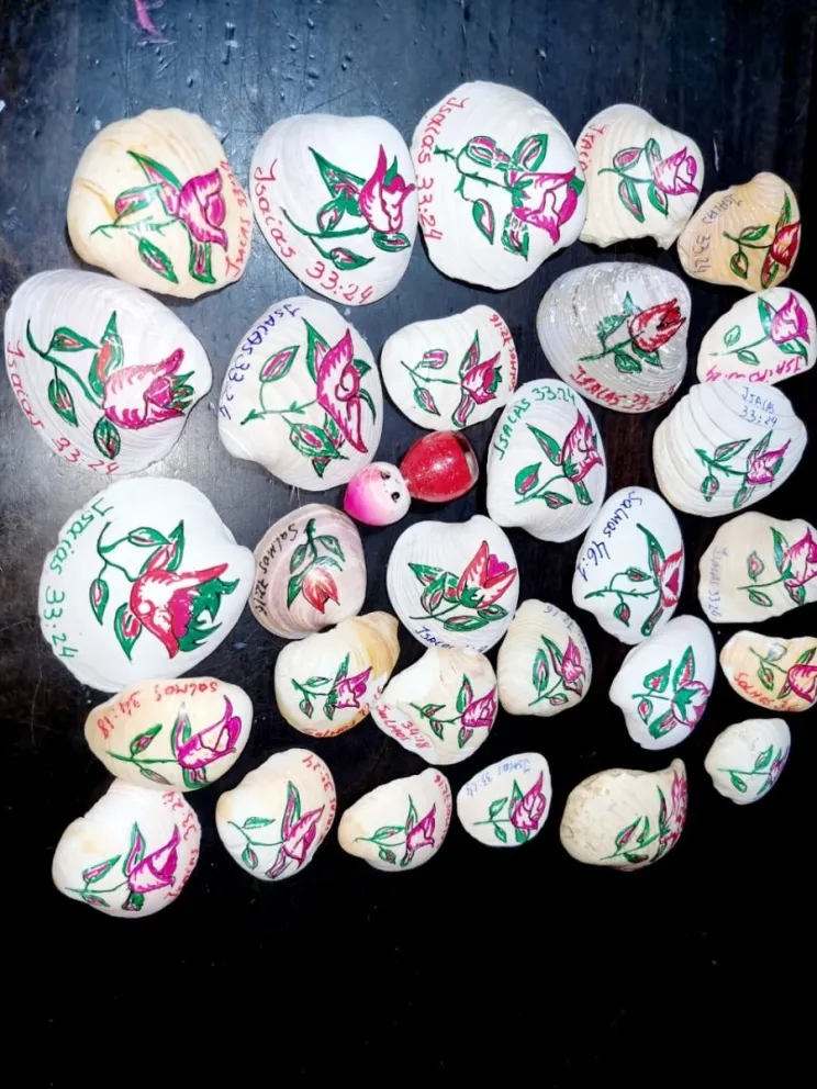 Testigos de Jehová inundan la ciudad con conchas pintadas