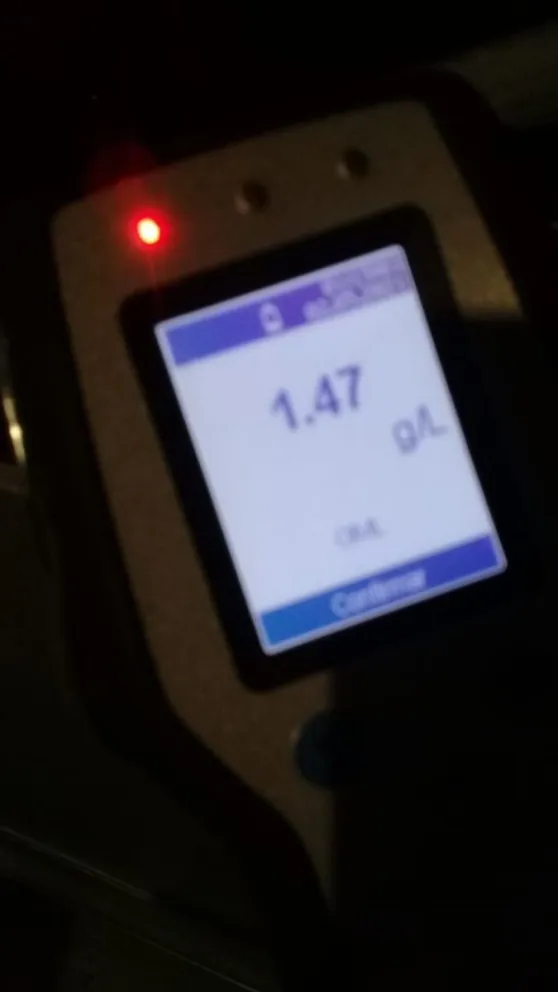 Vehículos secuestrados por alcoholemia positiva de sus conductores