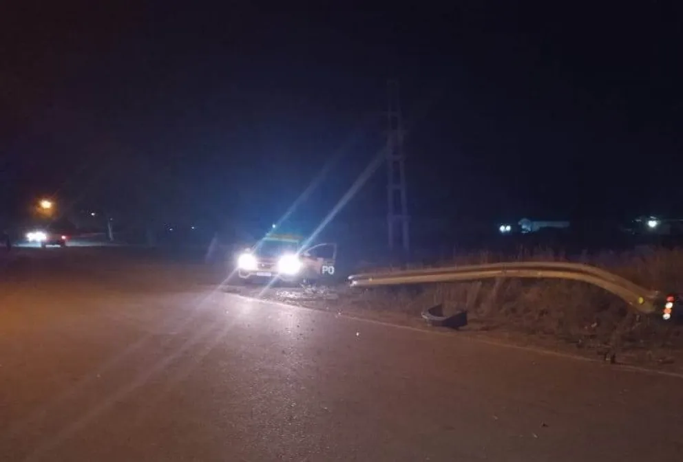 Fuerte accidente de tránsito en el acceso a la localidad de Villalonga