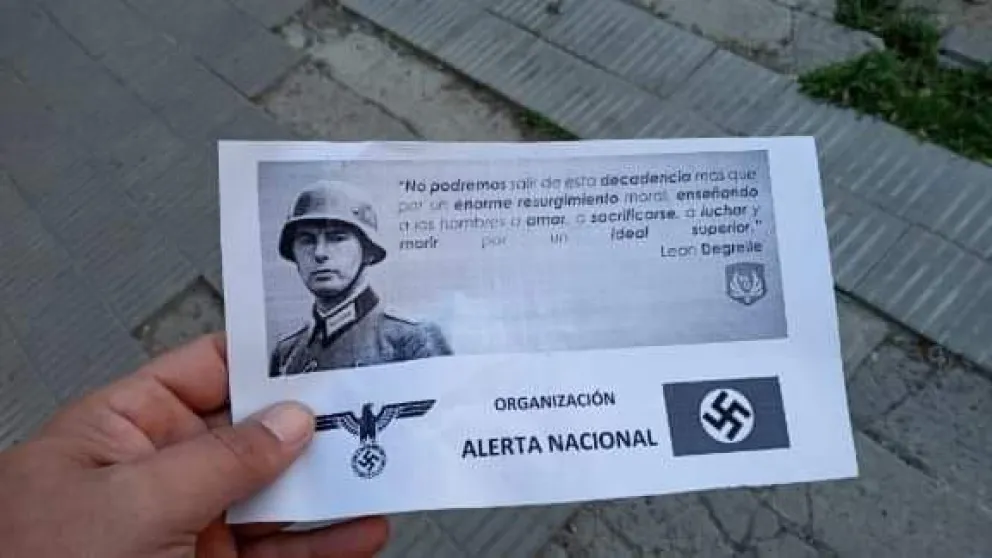 Panfletos nazis: También Derechos Humanos de Río Negro se sumó al repudio