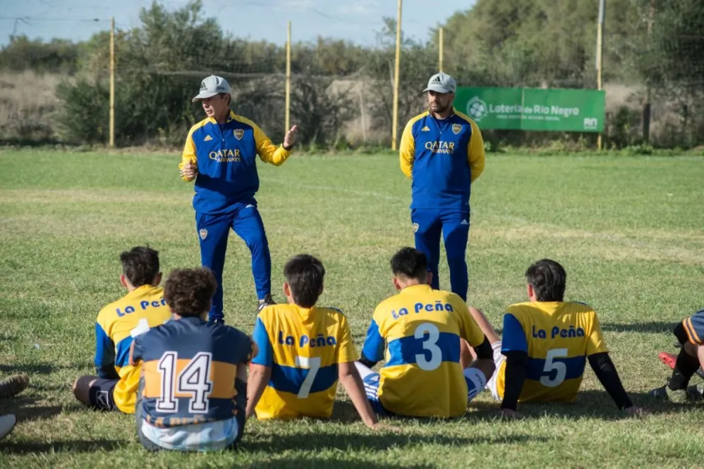 Pruebas de Boca en Viedma: tres chicos quedaron preseleccionados