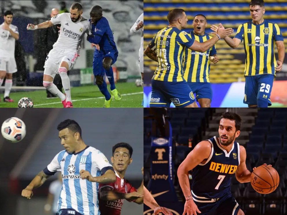 Agenda deportiva: juega Campazzo, Champions, Libertadores y Sudamericana