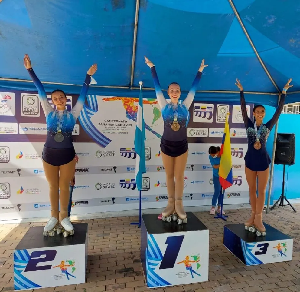 Delfina Lang tras ganar el oro en el Panamericano: "disfruto mucho este título"