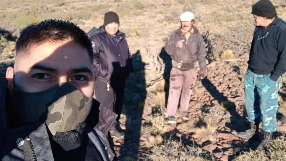 Un gaucho se perdió en la meseta y lo halló la Policía de Río Negro