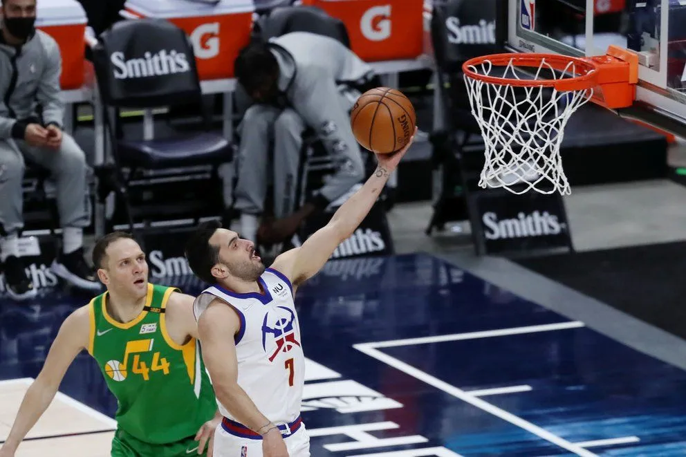 Campazzo no tuvo su mejor partido en la caía de Denver ante el líder del Oeste