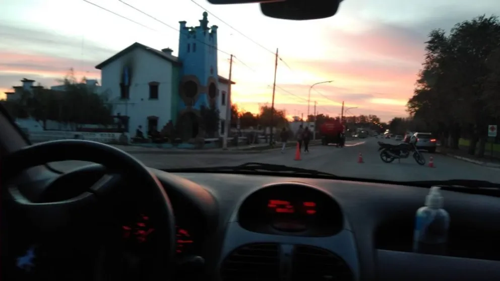 Comisaría de Valcheta: un incendio destruyó ese símbolo histórico