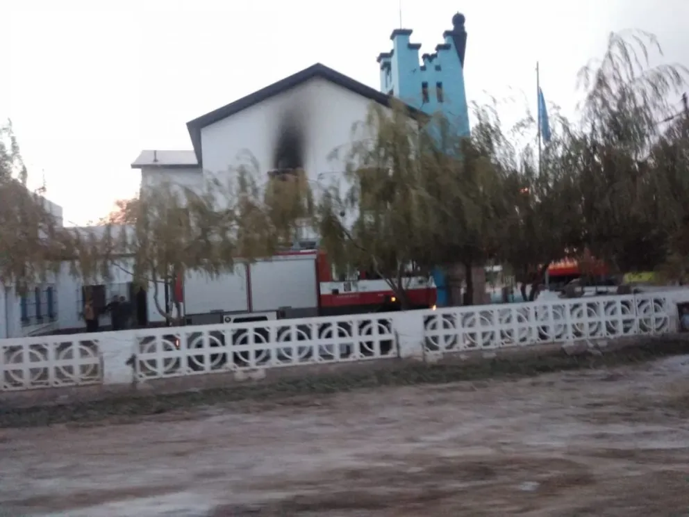 Sin fuego ya,  hay que reconstruir la historia en la comisaría de Valcheta