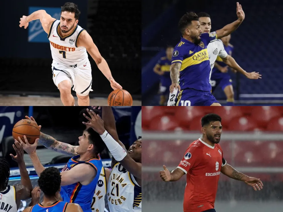 Agenda deportiva:  a la cancha Boca, el Rojo y Racing, NBA con Campazzo y Deck