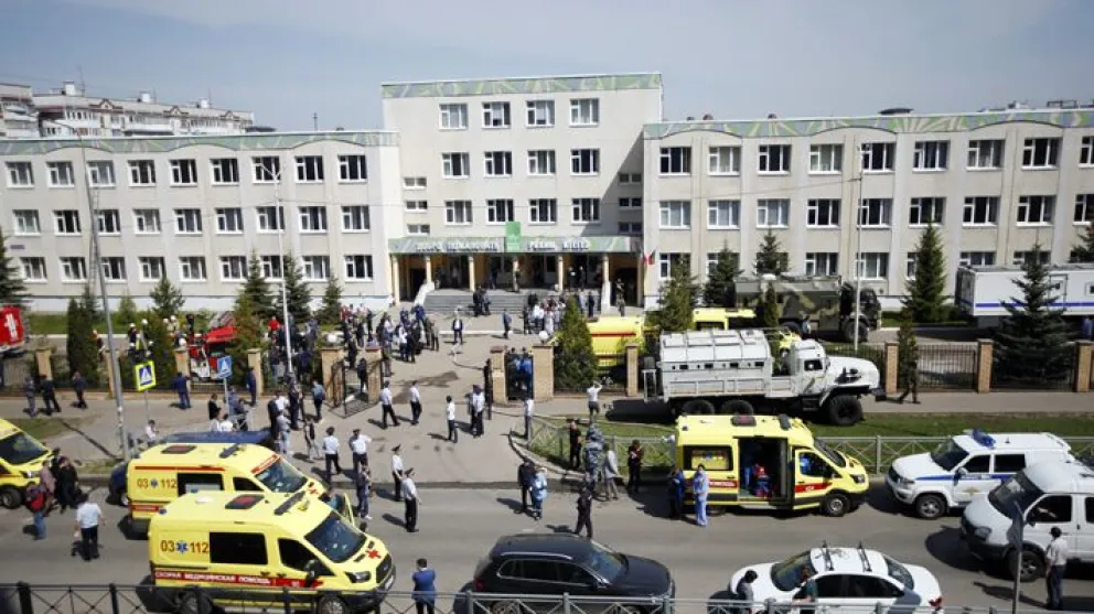 Siete niños muertos en un tiroteo en una escuela en Rusia