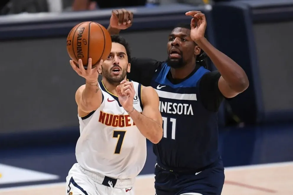 Video: buen trabajo de Campazzo en el triunfo de Denver ante Minnesotta