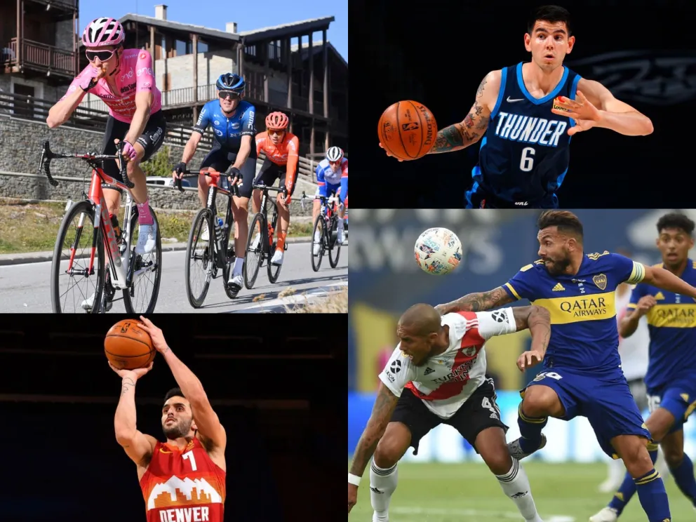Agenda deportiva: Superclásico, NBA, Premier, Giro de Italia y mucho más