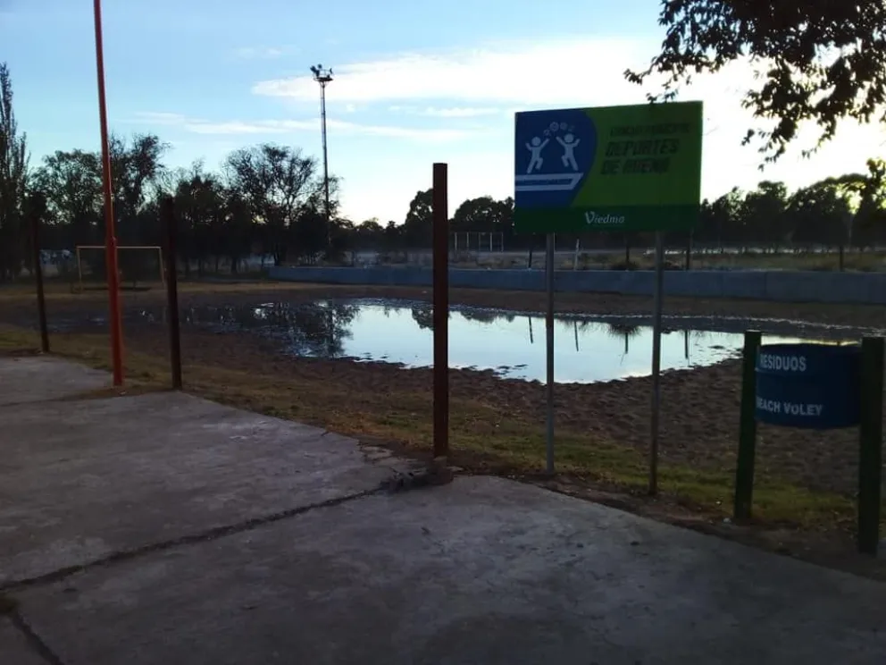 El vandalismo impidió el comienzo de la Liga de beach voley