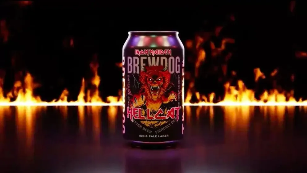 La banda británica Iron Maiden lanza su propia cerveza artesanal  "Hellcat"