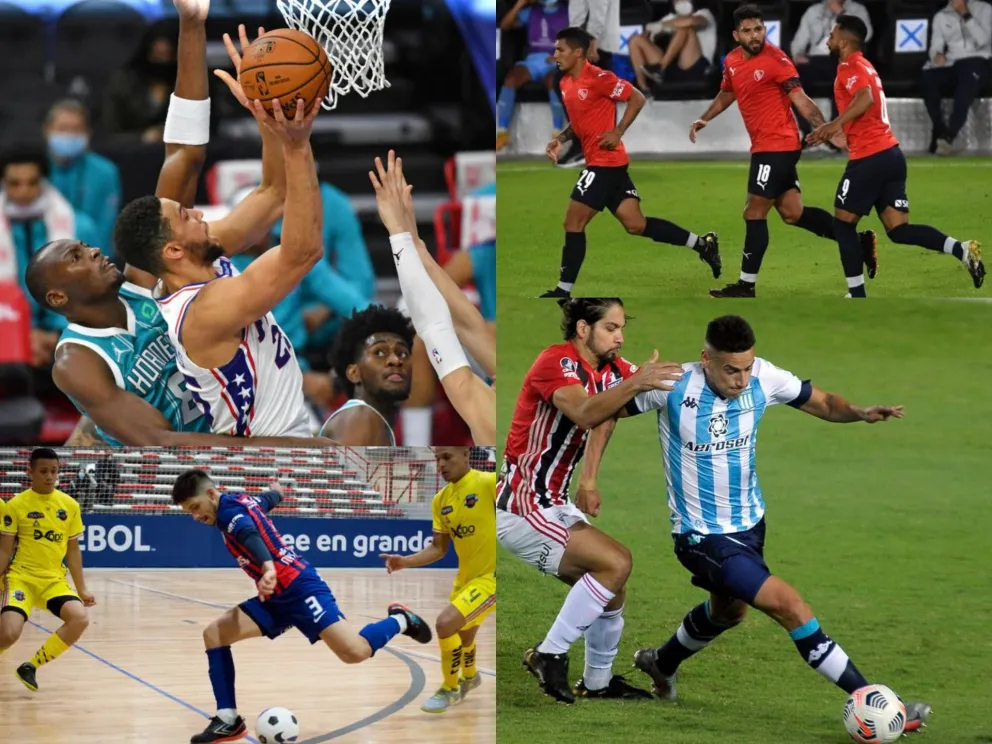 Agenda deportiva: Libertadores, Sudamericana, playoffs de la NBA y futsal