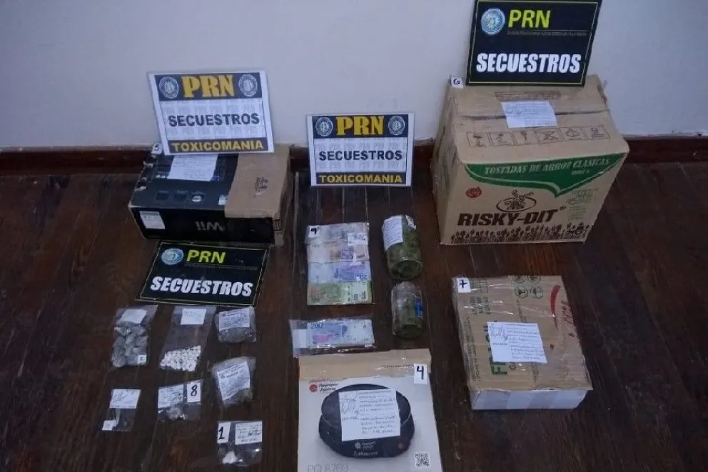 Desbarataron un punto narco en Viedma