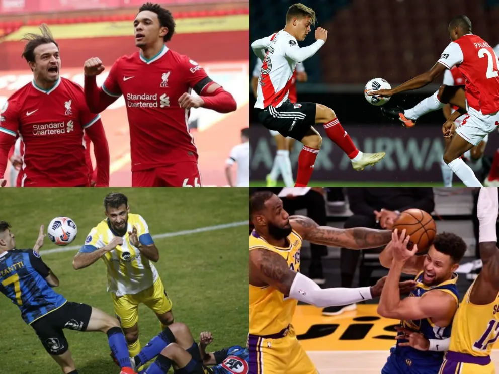 Agenda deportiva: Libertadores, Sudamericana, Premier y playoffs de la NBA