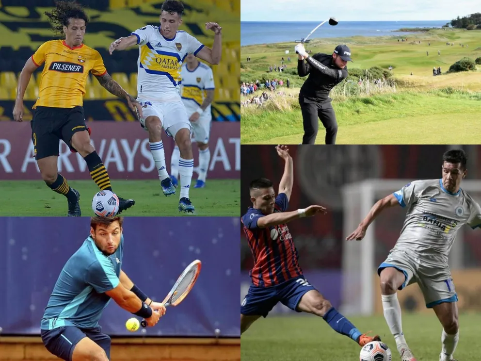 Agenda deportiva: Libertadores, Sudamericana, golf y tenis es la propuesta