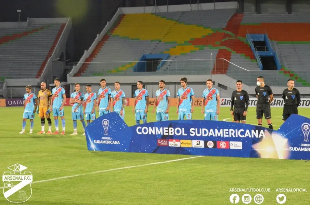 Sudamericana: Sepúlveda fue titular en el triunfo de Arsenal ante Wilstermann