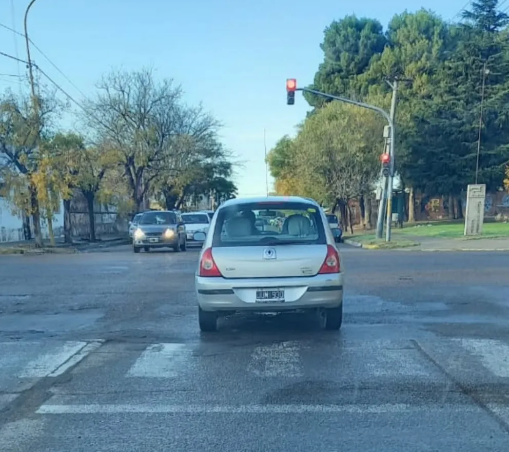 Sendas peatonales de adorno en Viedma