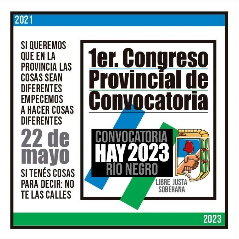 “Convocatoria Hay 2023", un sector del PJ rionegrino comienza a organizarse